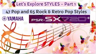 Download lagu Yamaha PSR-SX720  Electronic Keyboard | Pop and Rock & Retro Pop Styles in Yamaha PSR SX720  |Styles mp3