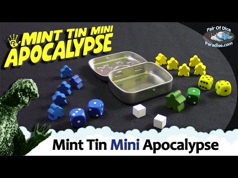 Mint Tin Mini Apocalypse Overview by PairOfDice Paradice