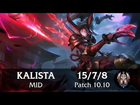 Kalista Mid vs Kassadin | Pinoy Challenger Replay Patch 10.10