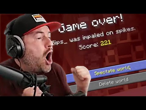 You dont know how to lose in hardcore Minecraft (Sips HARDCORE Skyfactory 3)