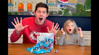LEGO 43189 Disney Frozen Elsa and the Nokk Storybook Adventure, Play and Build with my Daughter Rae!