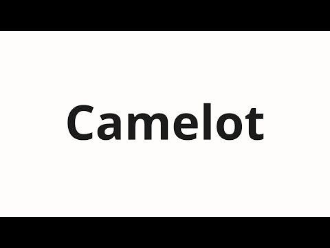 How to pronounce Camelot