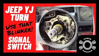Jeep Wrangler YJ - Install a new Turn signal switch #poweraddictscrew #jeepwrangleryj #jeepyj