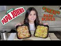 Papa Johns NEW Papa BOWLS Review Italian Meats Trio Veggie Garden Keto Friendly Mukbang