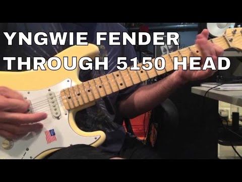 Yngwie Malmsteen guitar - 5150 head