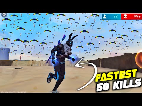 🔥50Kills Challenge With Black Bunny Bundle Factory Roof ||🔥King Of Factory Fist Fight