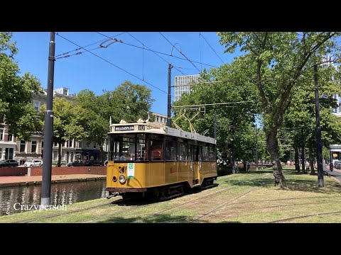 Oude Vierasser en Düwag Trams Rotterdam bij Beurs (2025)