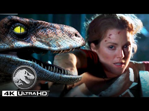 The Lost World: Jurassic Park | The Raptor Attack in 4K HDR