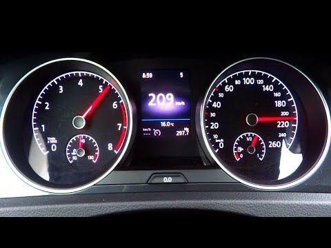 VW Golf 1.5 TSI Acceleration 0-200 Test