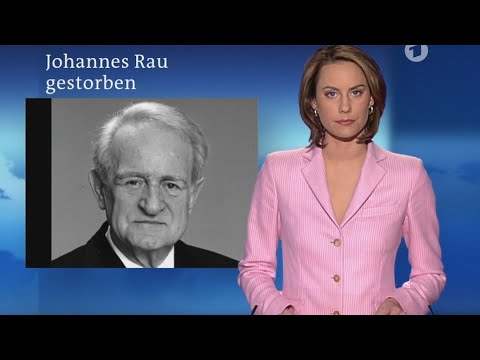 Tagesschau vor 20 Jahren, 27.01.2006 - Laura Dünnwald; Johannes Rau gestorben