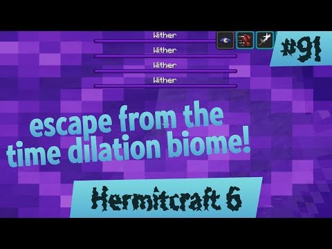 Escape from the time dilation biome! — Hermitcraft 6 ep 91