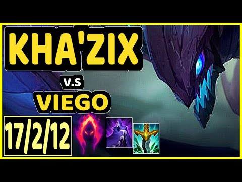 KREOX (KHA'ZIX) vs VIEGO - 17/2/12 KDA JUNGLE GAMEPLAY - EUW Ranked GRANDMASTER