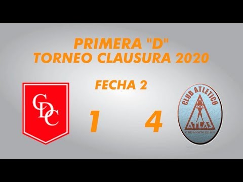 Primera "D" Clausura 2020 - Fecha 2 - Defensores de Cambaceres 1 Atlas 4 - Resumen