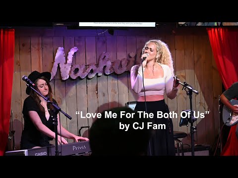 CJ Fam singing her original "Love Me For The Both Of Us" a popular wedding song!
