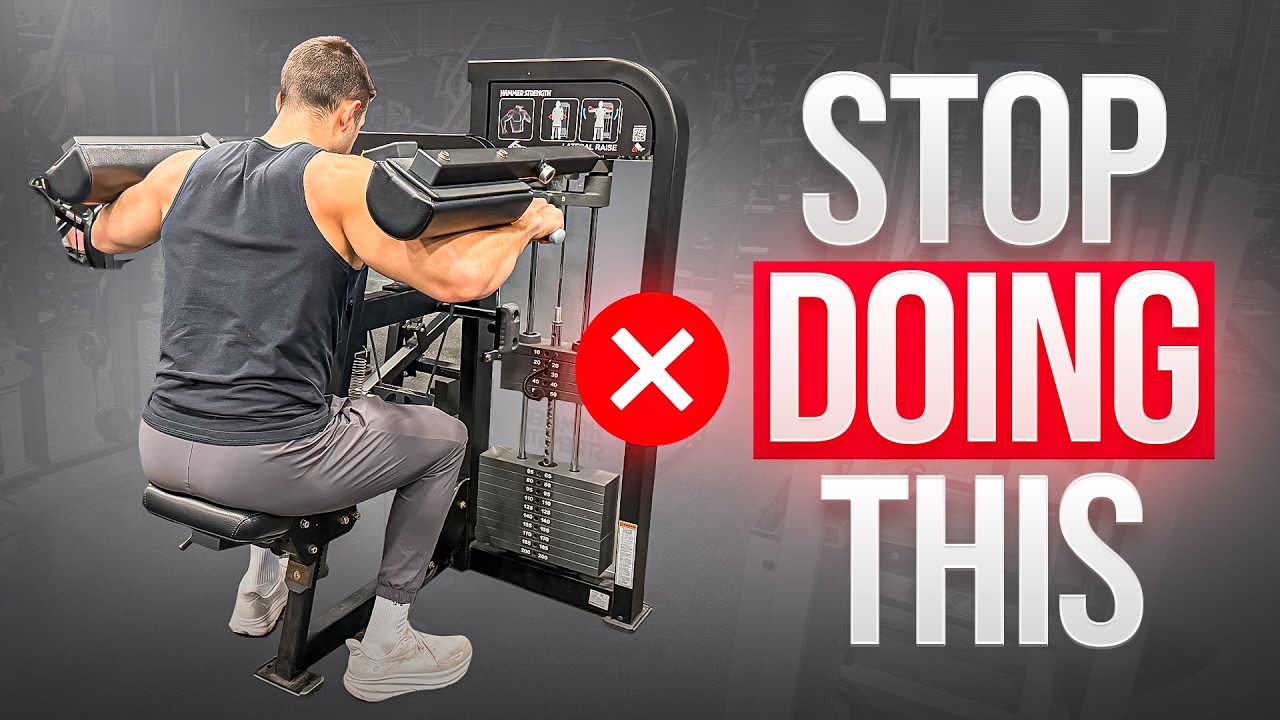 How to PROPERLY Lateral Raise Machine (STOP THIS)