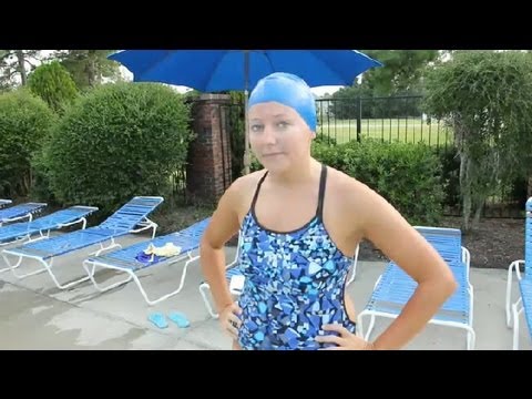 Swimming Cap Technique for Long Hair : Swimming Tips