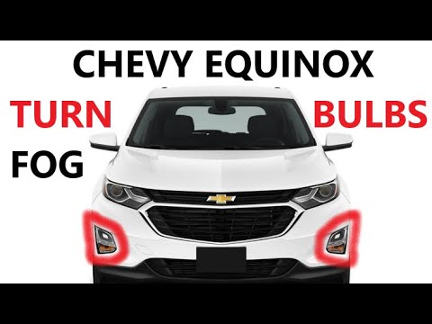 HOW TO REPLACE FOG TURN LIGHT BULBS ON 18-22 Chevy EQUINOX REPLACEMENT 2018 2019 2020 2021 2022