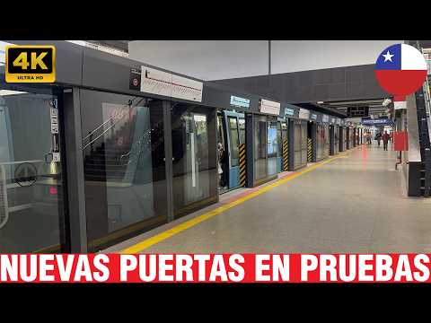 Metro De Santiago | Nuevas Puertas de Andén “En Pruebas” en San Pablo 