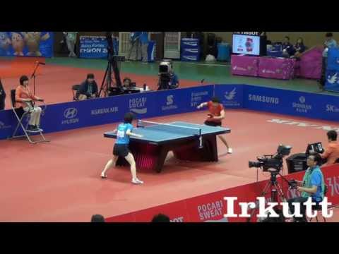 Ding Ning - Kasumi Ishikawa. 2014 Asian Games. Women's Team Final