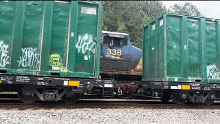 G693 With YN2 #338 Meets With M410 As It Works Collier Yard in Petersburg, VA | 06.05.24