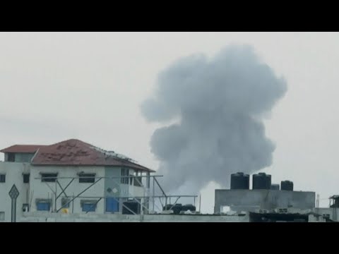 Smoke rises over Rafah in the southern Gaza Strip | AFP