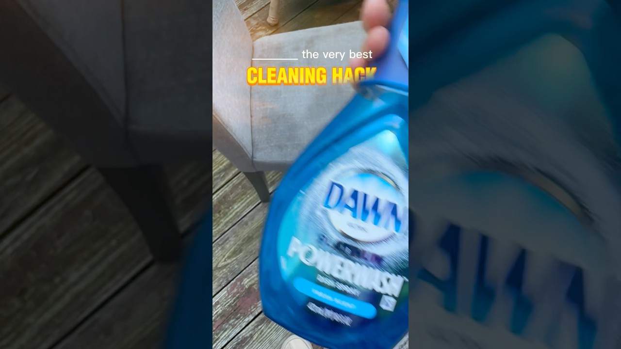 The BEST Upholstery Cleaning Hack Using Dawn Powerwash! 🧼✨
