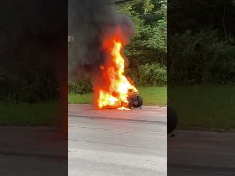 My 2018 Cub Cadet burst into flames after shutting it off.