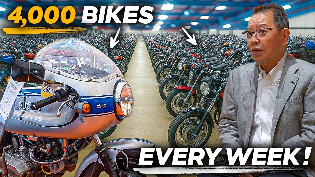 Inside Japan’s Biggest Motorcycle Auction House