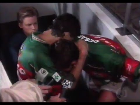 CORINTHIANS 2x2 PORTUGUESA - Paulistão 1998(Castrilli) +Tretas no Brasil e na Bélgica -JN 27/04/1998