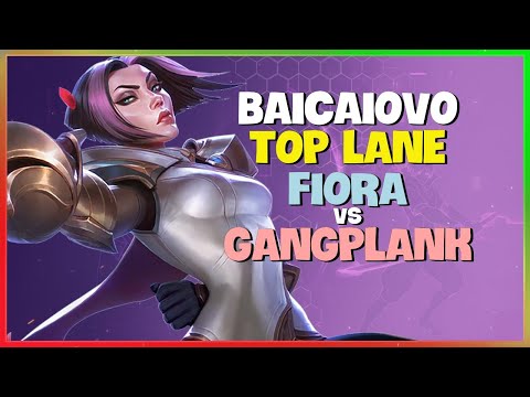 Baicaiovo Chinese Super Server Rank 2 Challenger Fiora Execution Masterclass Engsub