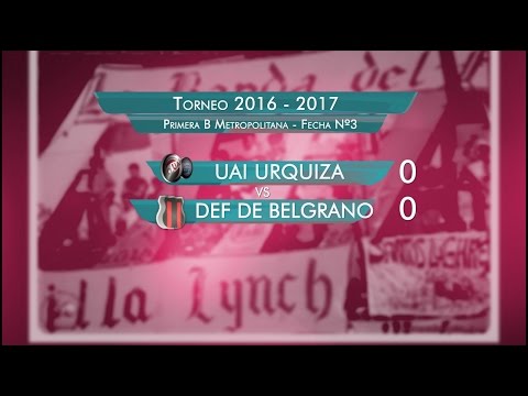 Resumen: UAI Urquiza 0 - Defensores de Belgrano 0