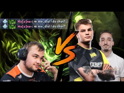 No[o]ne on Pugna bullying Iceberg and Boranija | DotaMode