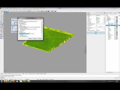 Digital Fundamentals - Rhinocerous solid topo model from a surface