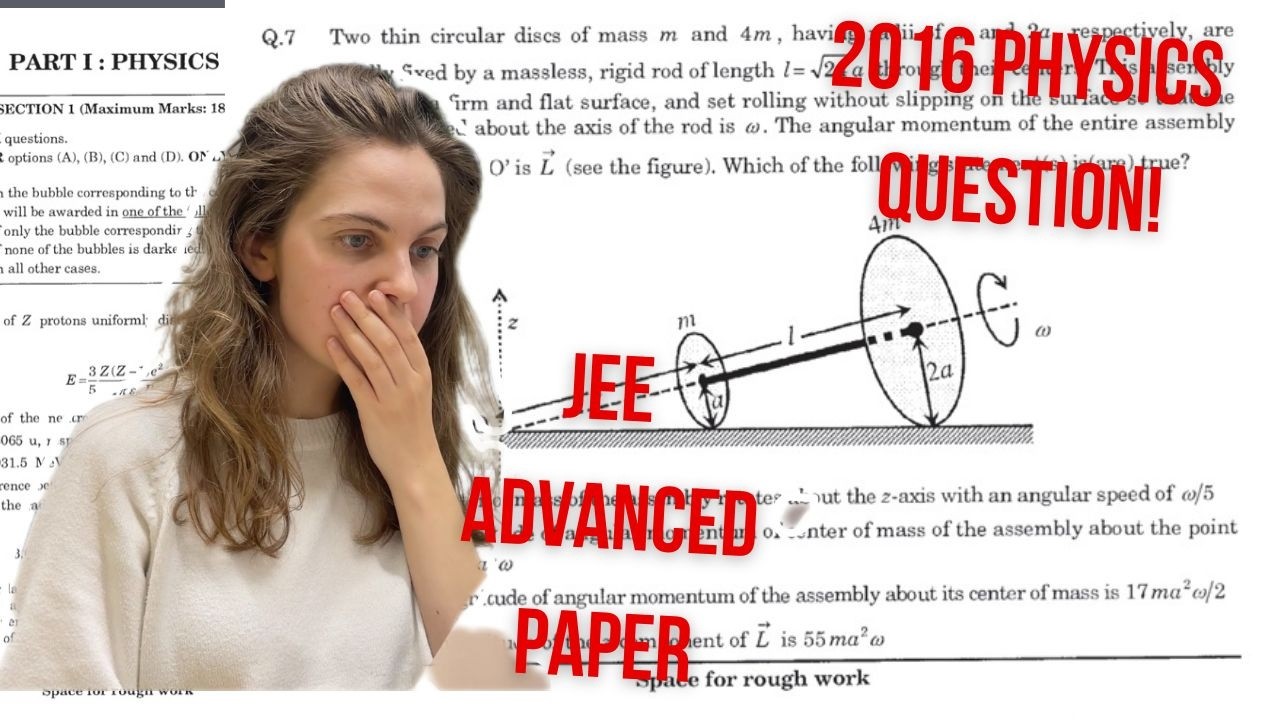 I Tried Solving the Legendary Rotational Motion Question | JEE Advanced 2016 Physics