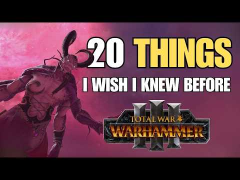 20 Tips & Tricks I Wish I Knew Before... (Beginners Guide) | Total War Warhammer 3