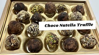 Choco Nutella Truffles Gift box|||Valentines Special |||Nutella recipes