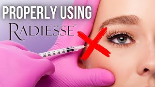 How To Use Radiesse Filler - Avoid THESE Mistakes! | Lesson Of The Day