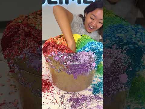 Making The World's MOST COLORFUL Slime 🌈