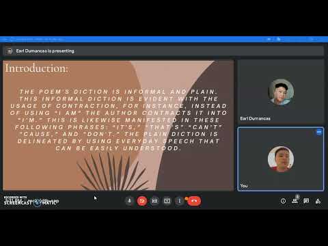 DUMANCAS & ABAIGAR REPORT PRESENTATION IN ENGLISH