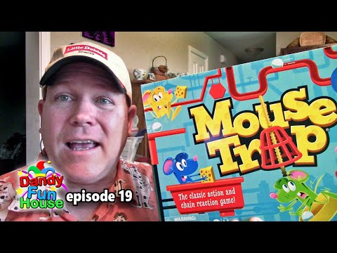 MOUSE TRAP GAME! Unbox, Setup, Action! - Dandy Fun House episode 19