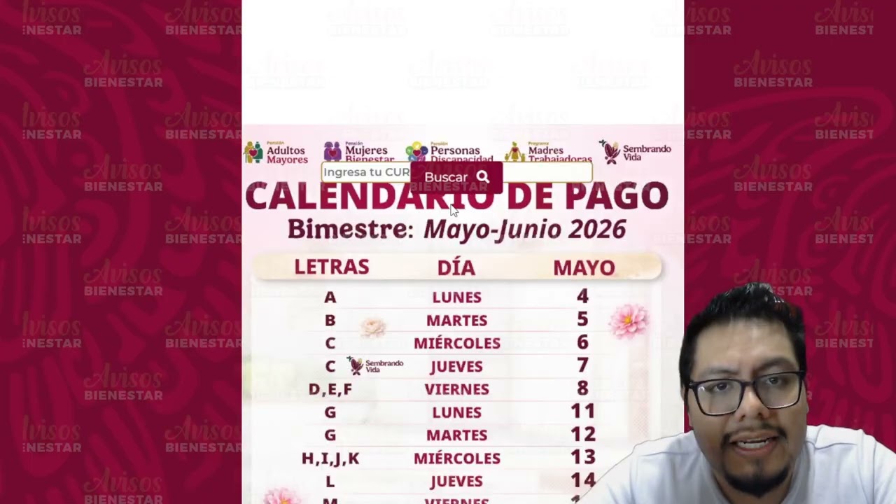 ¡CONSULTA TU PAGO! de MAYO - JUNIO 2026 de esta forma adultos mayores y mujeres de 60 a 64 años