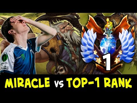 Miracle vs TOP-1 RANK on mid — Xcalibur Lone Druid