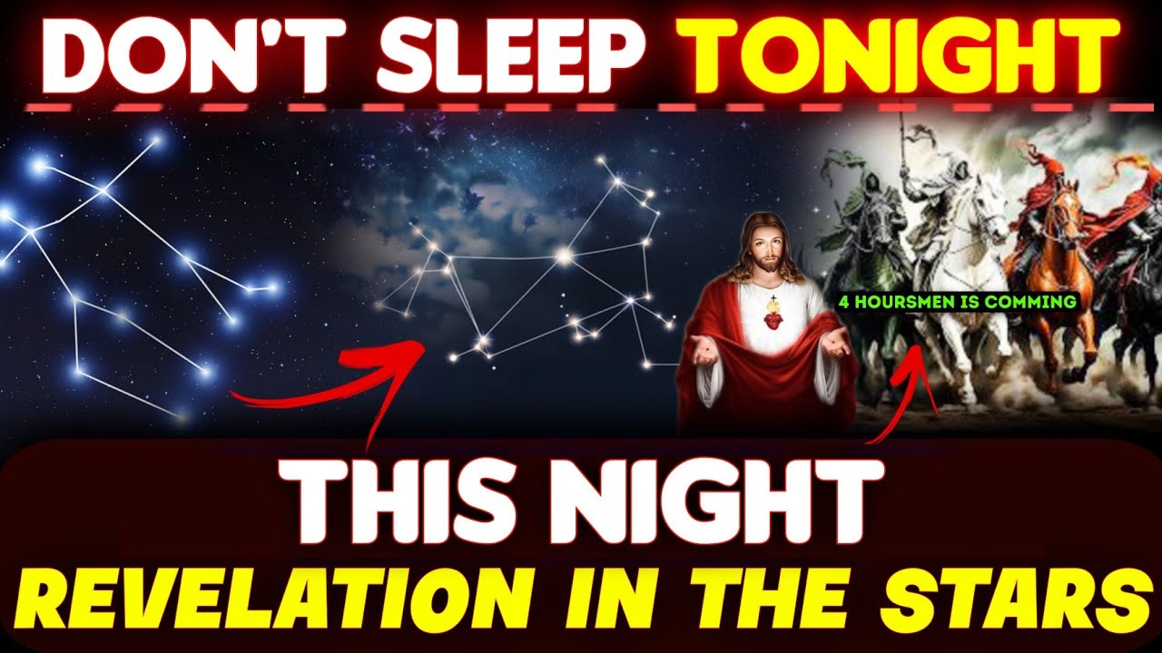 GOD SAYS:-  DON'T SLEEP TONIGHT!! OCTOBER 9 Revelation in The Stars ! God Says | God Message Today