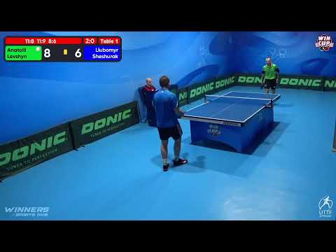18:00 Anatolii Levshyn 3 - 0 Liubomyr Sheshurak West 3 WIN CUP 02.11.2022 | TABLE TENNIS WINCUP