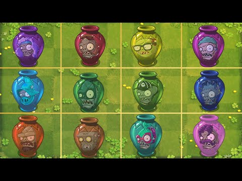 PvZ 2 Challenge - All Peashootes Vasebreaker VS All Gargantaur Zombies