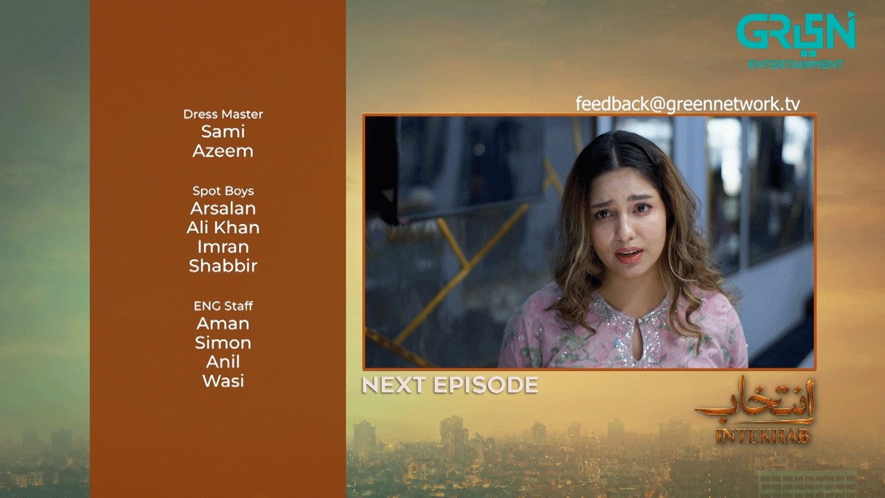 Intekhab Episode 28 Teaser | 21st July 2026 | Sukaina Khan - Fahad Sheikh | Green TV Entertainment