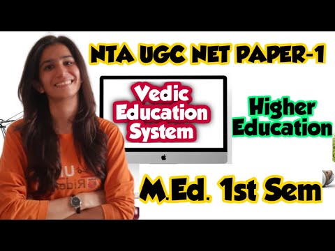 Vedic Education System | M.Ed | UGC NET Paper-1 | Unit-10 - Higher Education | Inculcate Learning