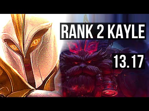 KAYLE vs ORNN (TOP) | Rank 2 Kayle, 500+ games | TR Grandmaster | 13.17