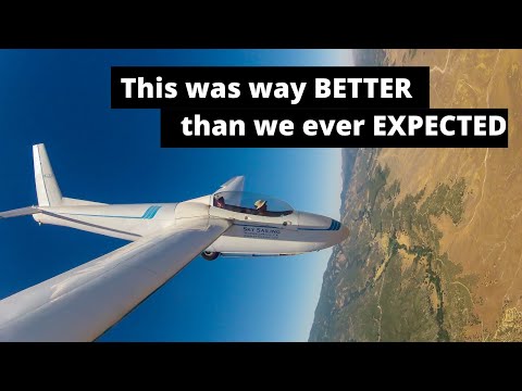 Glider Plane Flight | Sky sailing in a Sailplane without an engine