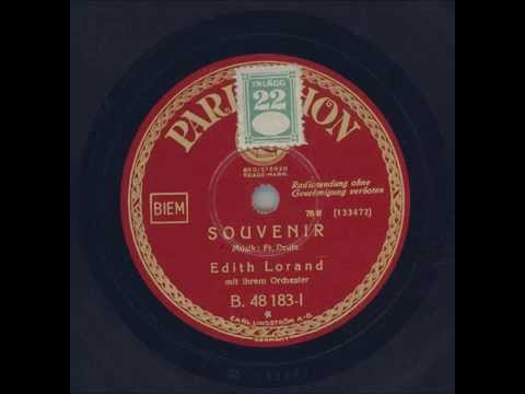 EDITH LORAND MIT IHREM ORCHESTER - SOUVENIR